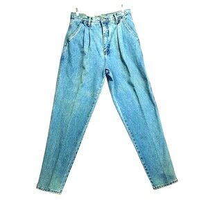 VTG NWT Jeans Size 14 Pleated High Rise Barrel Leg Tapered 80s 90s Y2K DS